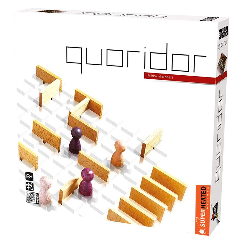 Quoridor Board Game (English/Arabic/French)