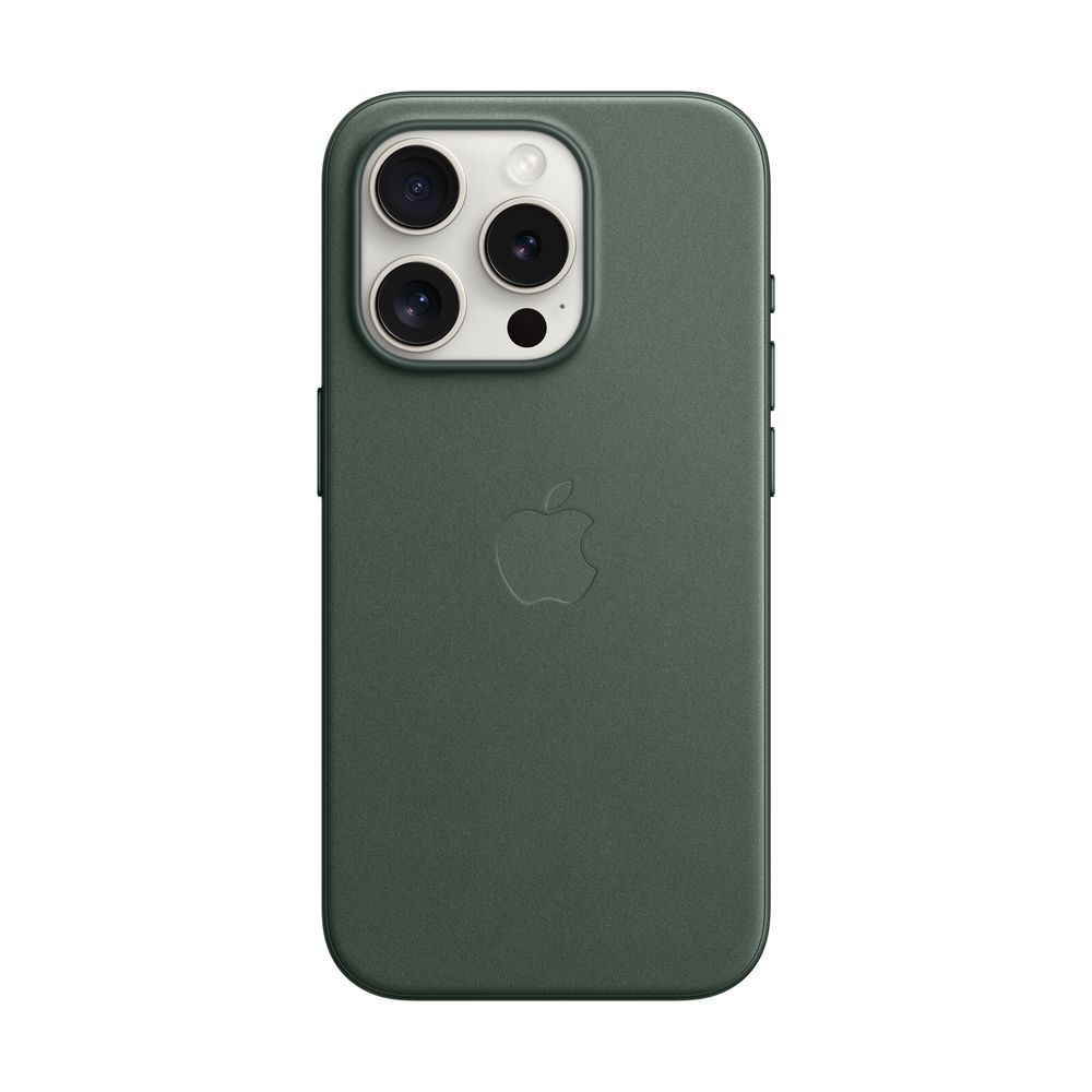 Apple iPhone 15 Pro FineWoven Case with MagSafe - Evergreen