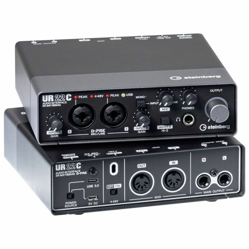 Steinberg Audio Interface With 2 x D-Pre & Ultra-High 32-Bit/192 kHz UR22C Steinberg Audio Interface With 2 x D-Pre & Ultra-High 32-Bit/192 kHz UR22C