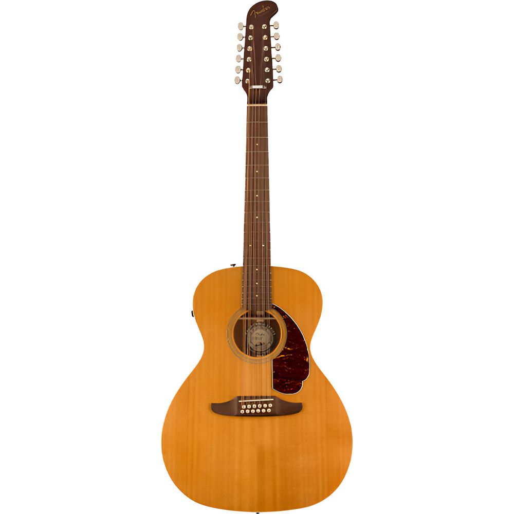 Fender Villager 12-String Parlor Acoustic-Electric Guitar - Aged Natural