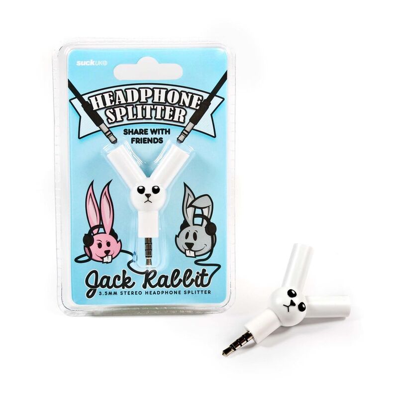 Suck UK Jack Rabbit Headphone Splitter Suck UK Jack Rabbit Headphone Splitter