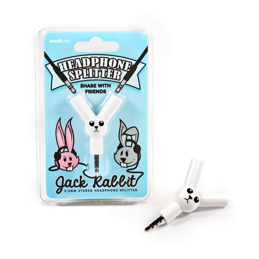 Suck UK Jack Rabbit Headphone Splitter