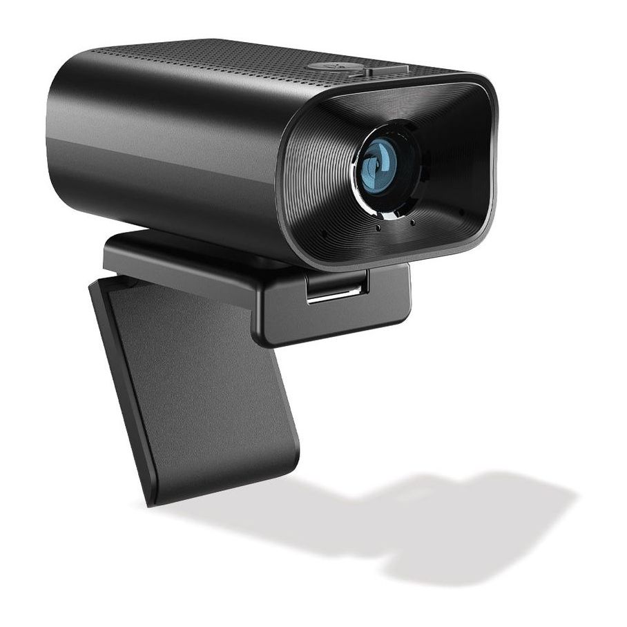 Powerology 1080p Webcam with 5x Digital Zoom - Black