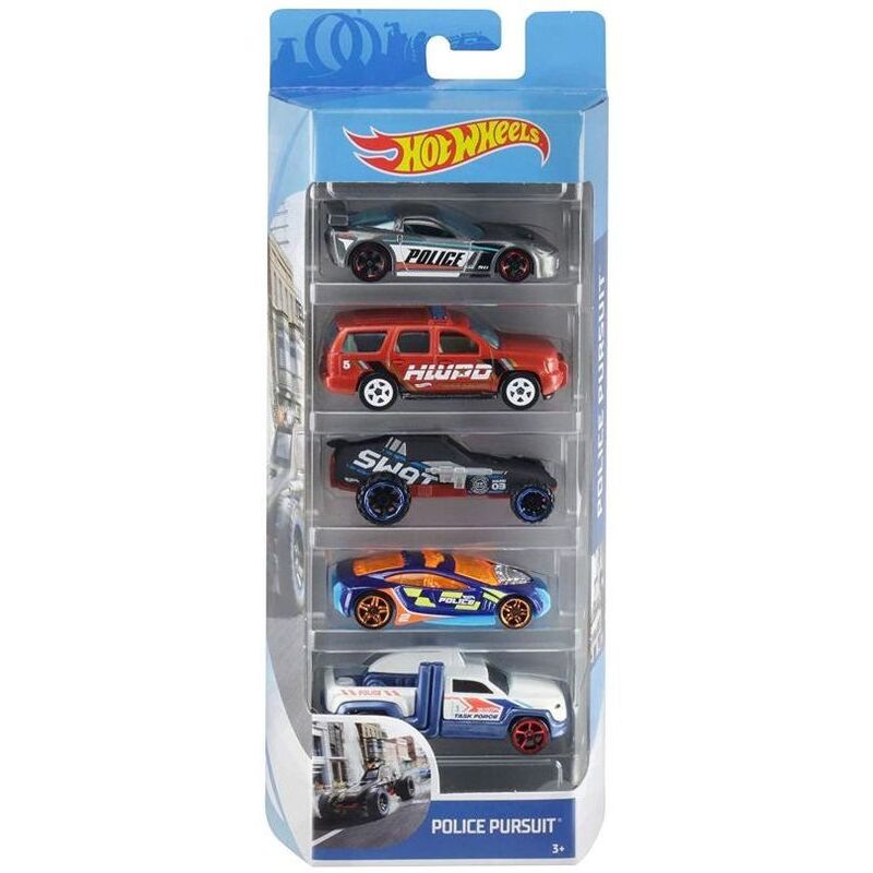 Mattel Hot Wheels 1.64 Scale Basic Car Pack of 5 Die-Cast Cars (Assortment) Mattel Hot Wheels 1.64 Scale Basic Car Pack of 5 Die-Cast Cars (Assortment)