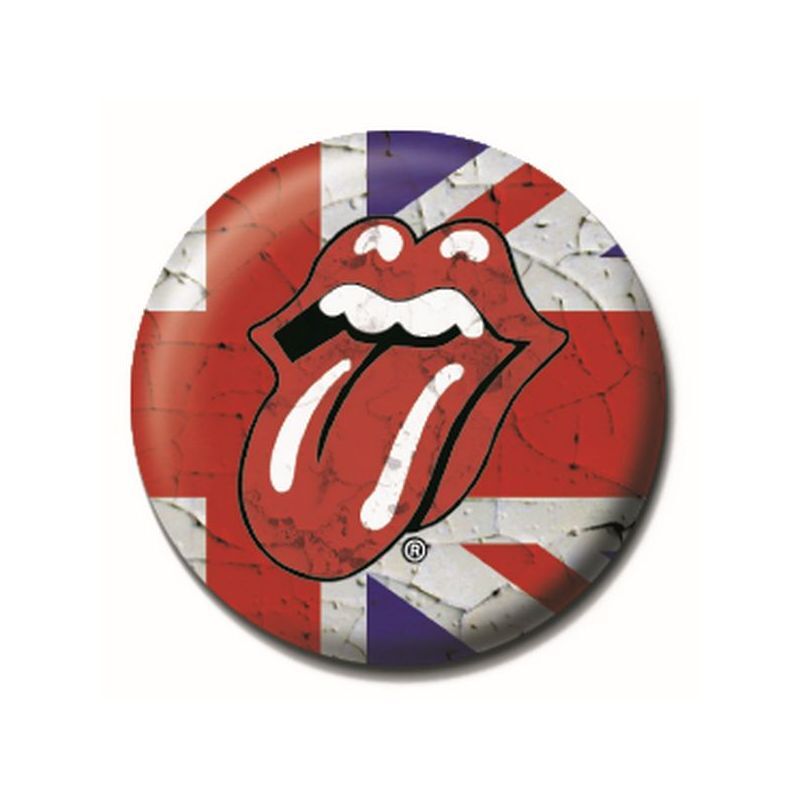 Rolling Stones Worn Union Jack 25mm Button Badge Rolling Stones Worn Union Jack 25mm Button Badge