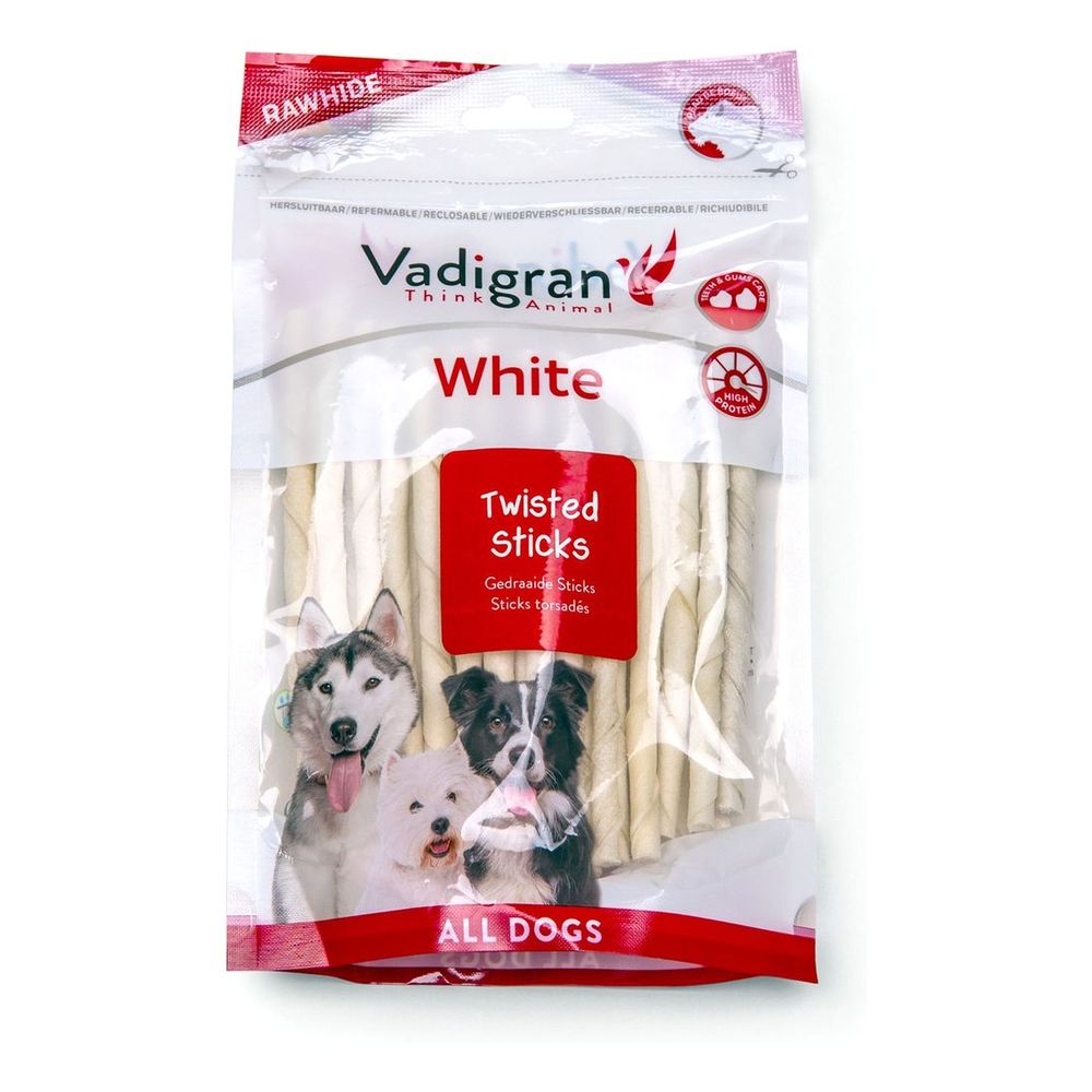 Vadigran White Chewing Stick 165g/12.5cm x 6-7mm (30)