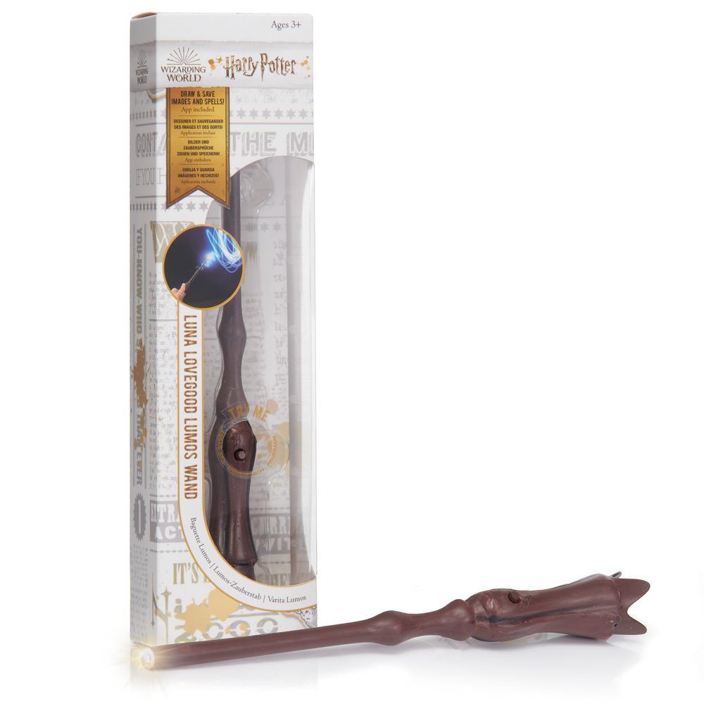 Wow Stuff Harry Potter 7-Inch Lumos Wand - Luna