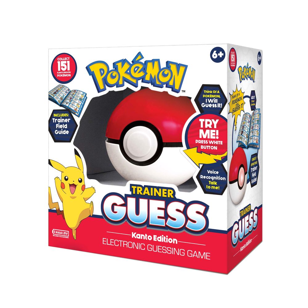 Zanzoon Pokémon Trainer Guess Kanto Edition Electronic Guessing Game