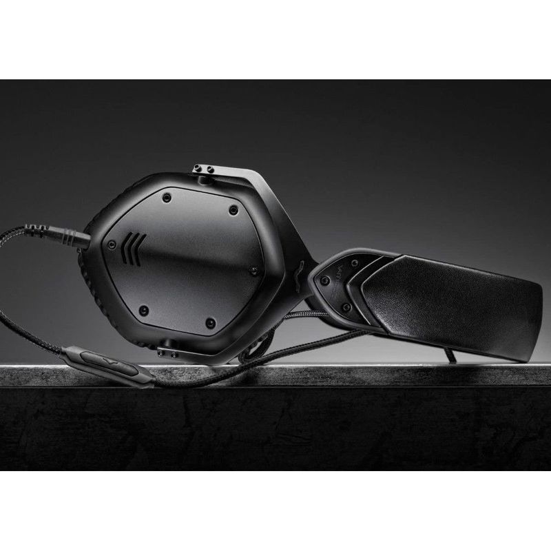 V-MODA Crossfade LP2 Over-Ear Noise-Isolating Metal Headphone - Matte Black