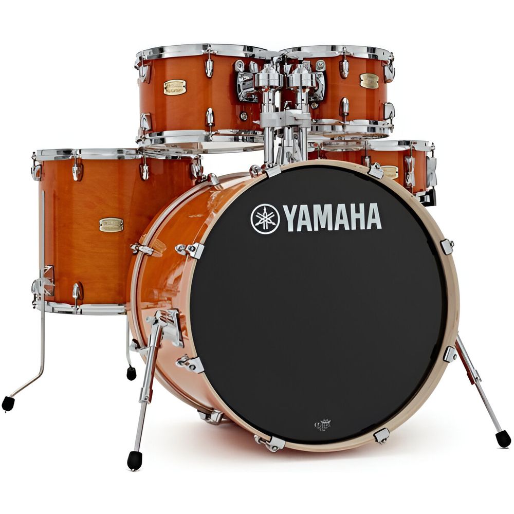 Yamaha SBP2F5 5-Piece Shell Stage Custom Birch Acoustic Drum Set - Honey Amber (Hardware Not Included)