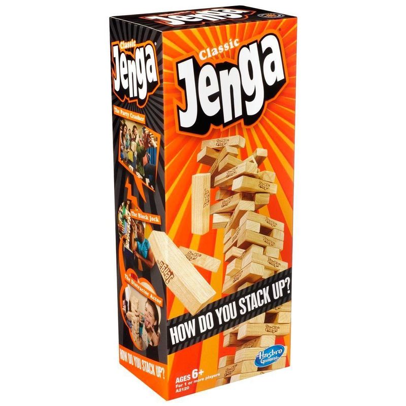 Hasbro Classic Jenga Stacking Game Hasbro Classic Jenga Stacking Game