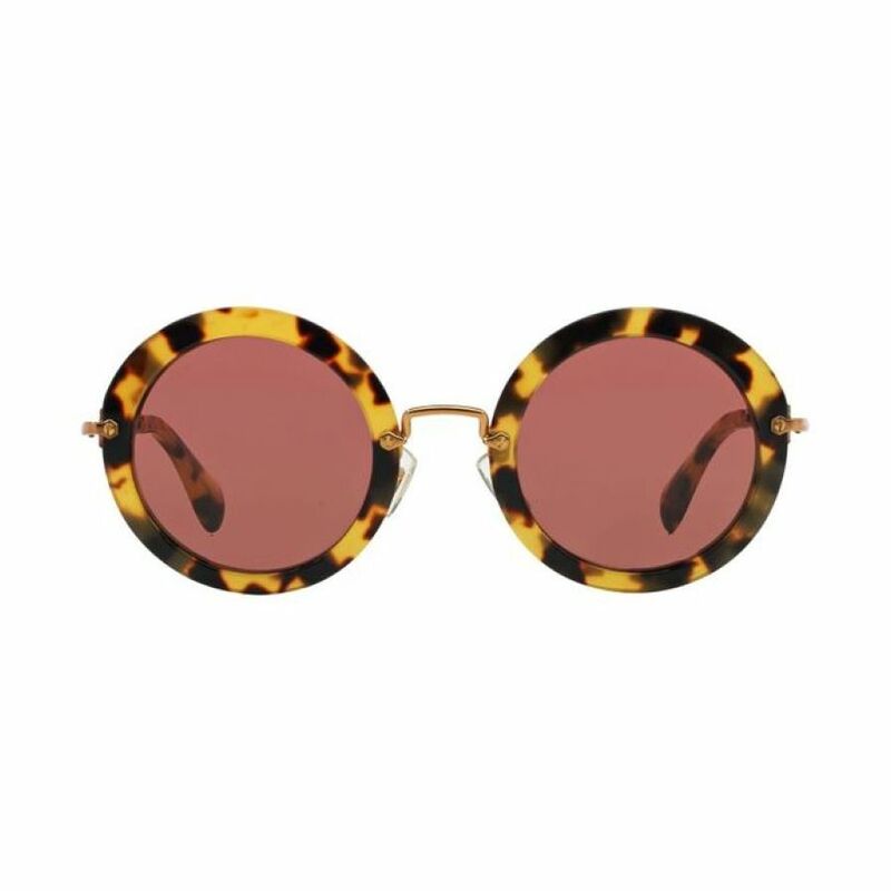 Miu Miu Mu 13Ns 7S00A0 49 Trt/Red Sunglasses