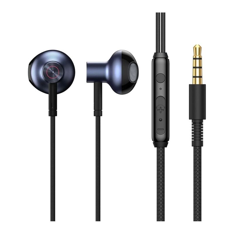 Baseus Encok H19 3.5mm Wired Earphone - Black