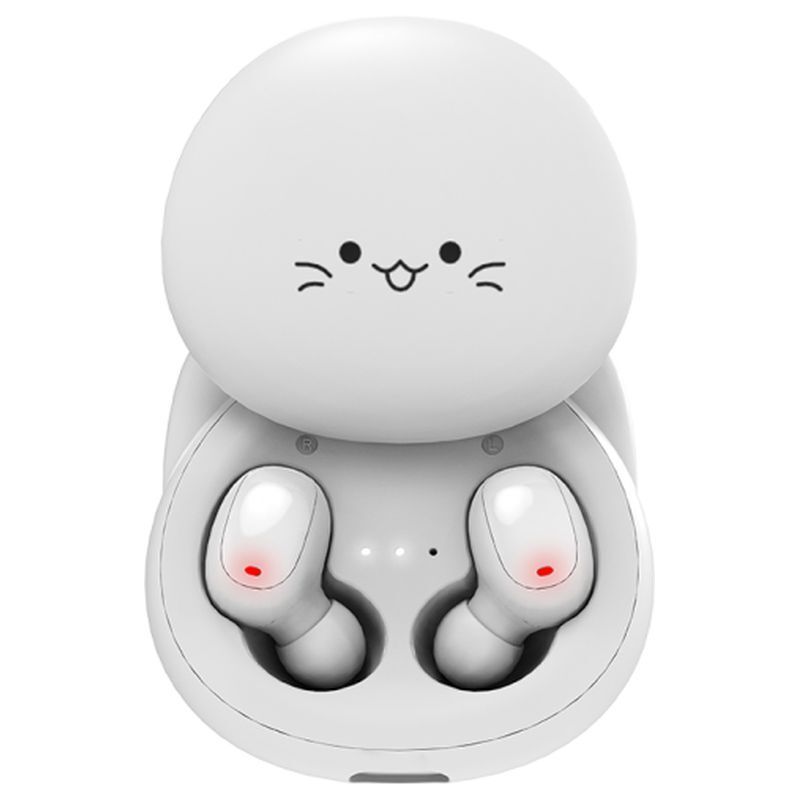 Porodo Kid's True Wireless Earbuds - White Porodo Kid's True Wireless Earbuds - White