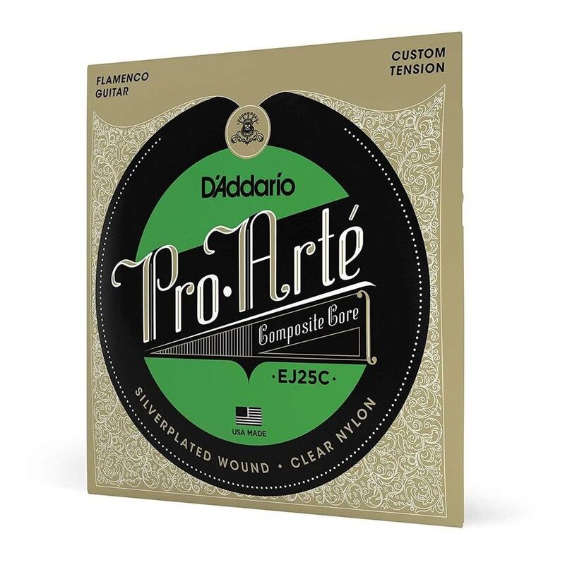 D'Addario Flamenco Guitar Strings Pro-Arte Clear Nylon Composite - Clear Nylon