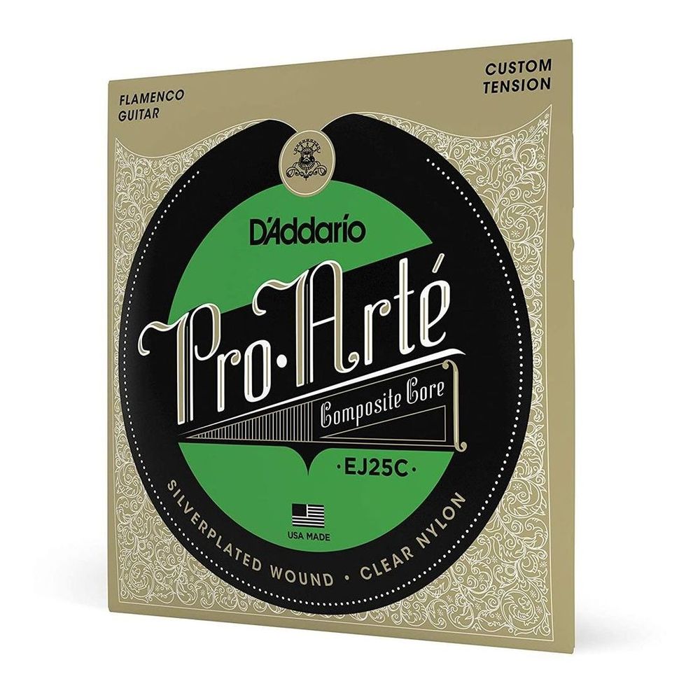 D'Addario Flamenco Guitar Strings Pro-Arte Clear Nylon Composite - Clear Nylon