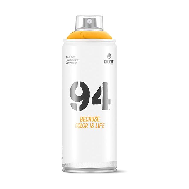 Montana Colors MTN 94 Matt Spray Paint Sulfur Yellow 400ml