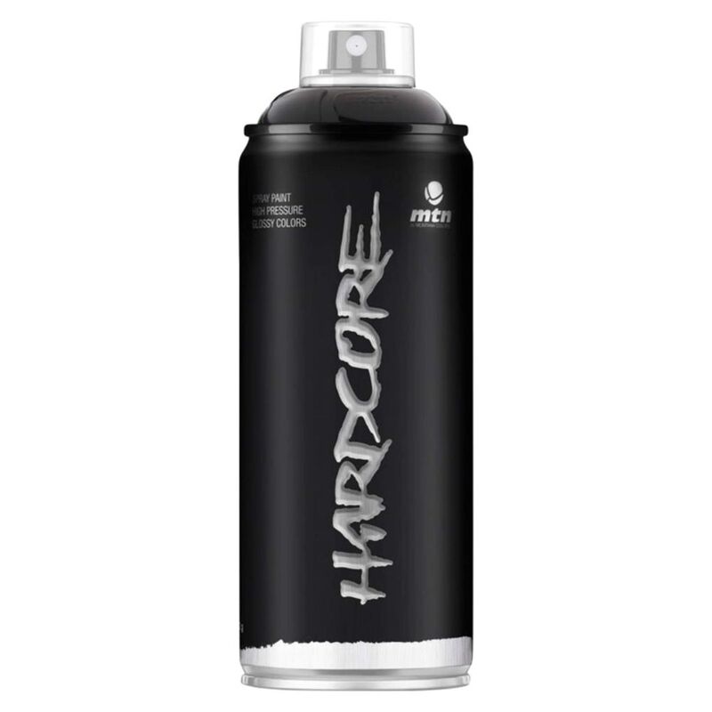 Montana Colors MTN Hardcore Gloss Spray Paint Gloss Black 400ml