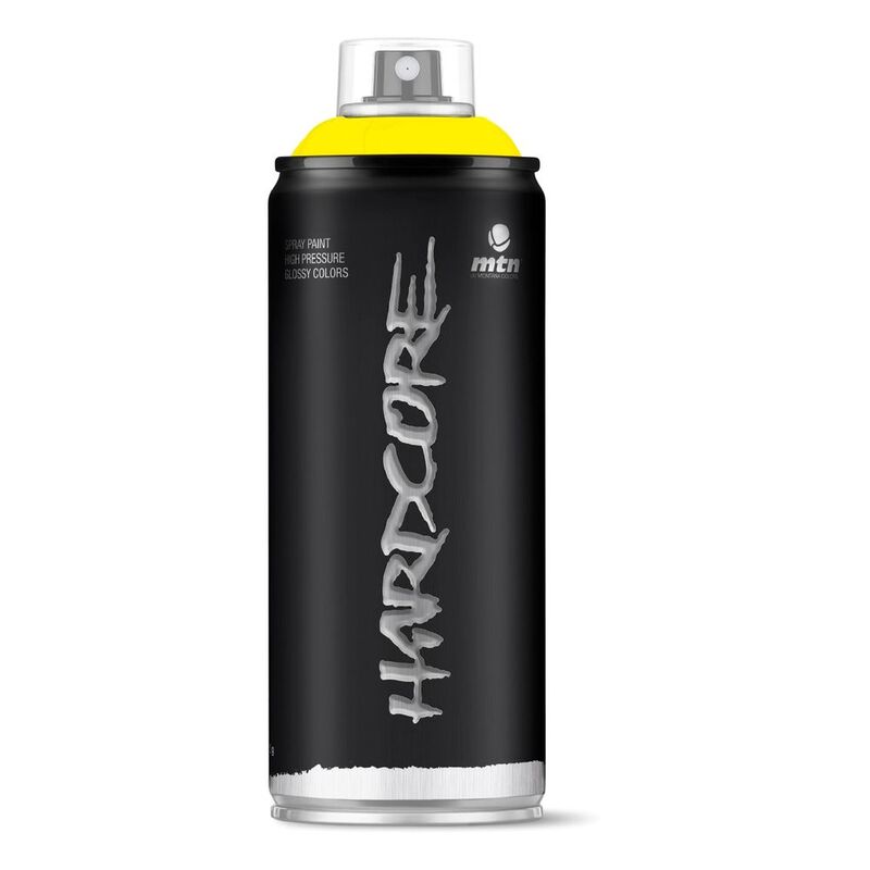 Montana Colors MTN Hardcore Gloss Spray Paint Light Yellow 400ml