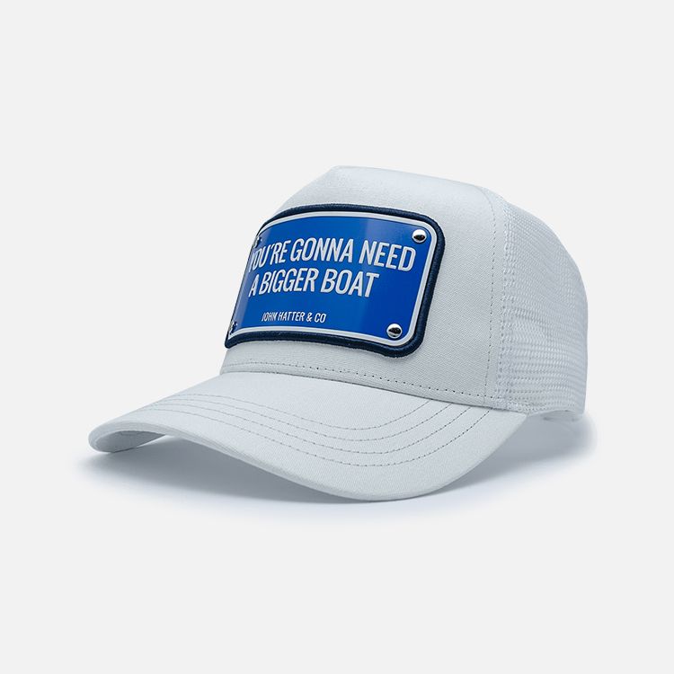 John Hatter & Co Bigger Boat Unisex Cap White