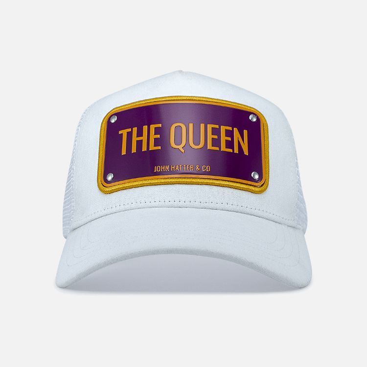 John Hatter & Co The Queen Unisex Cap White