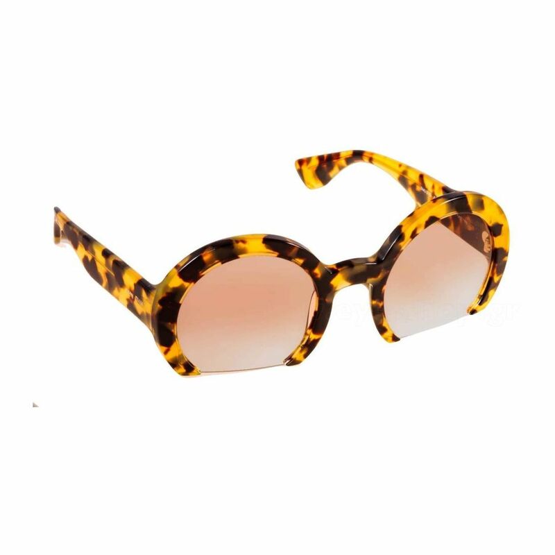 Miu Miu Mu 07Qs 7S01L0 52 Hvn/Brw Sunglasses