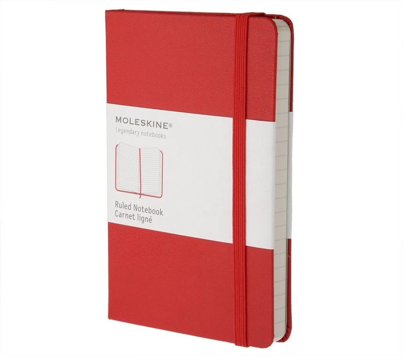Moleskine Ruled Red Pocket Notebook Moleskine Ruled Red Pocket Notebook