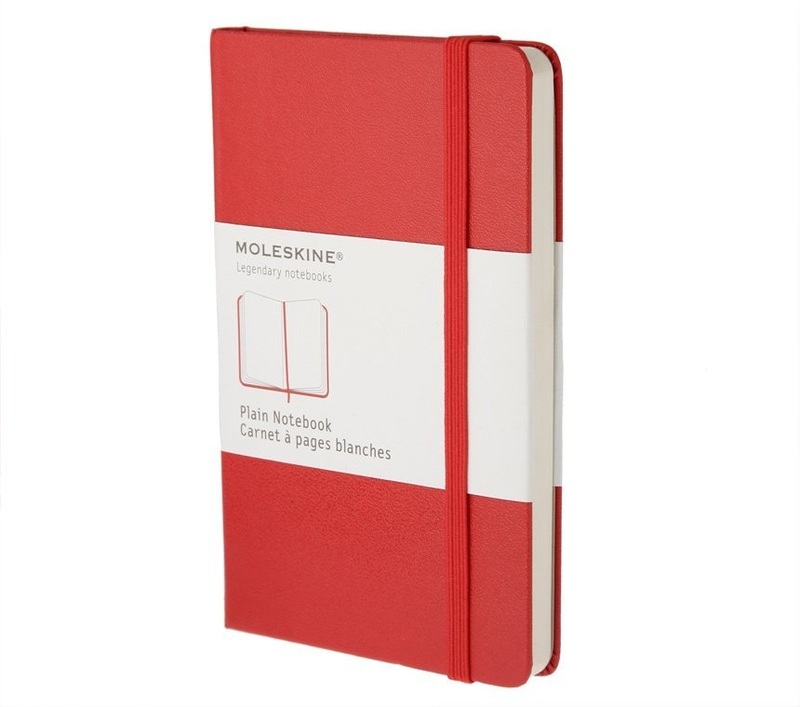 Moleskine Plain Red Notebook Large