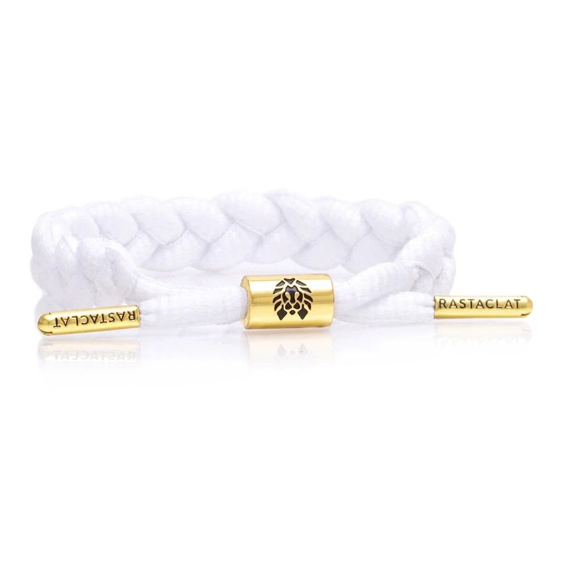 Rastaclat Zion II Braided Men's Bracelet White