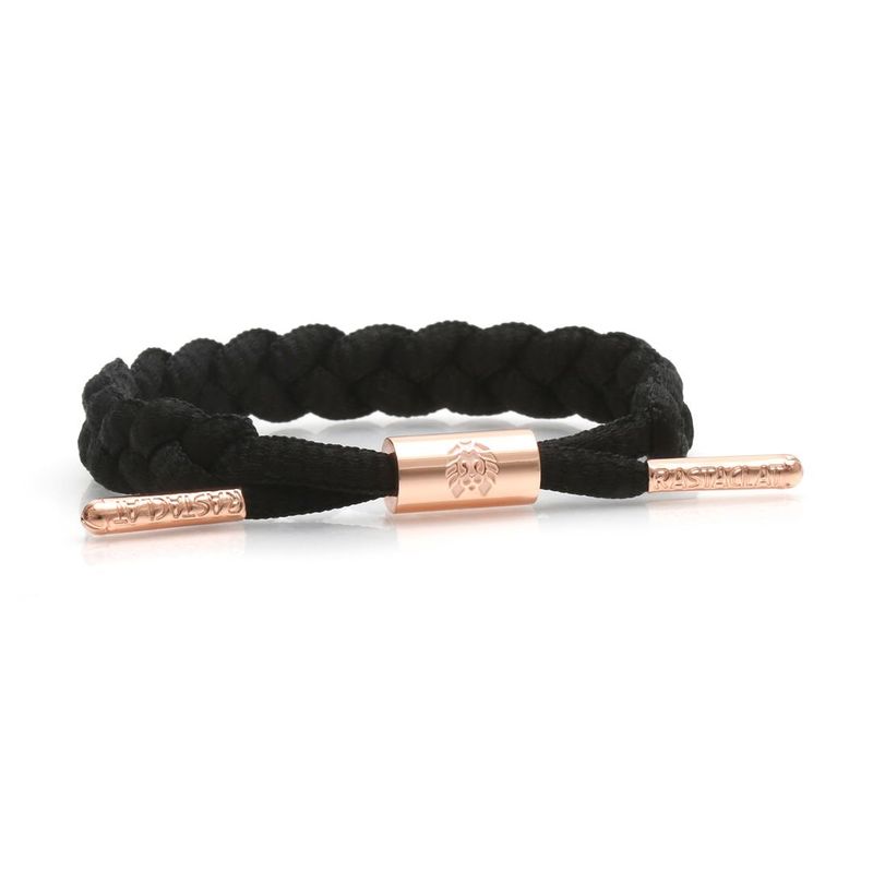Rastaclat Lauryn Braided Women's Bracelet Black/LT Peach Gold Rastaclat Lauryn Braided Women's Bracelet Black/LT Peach Gold
