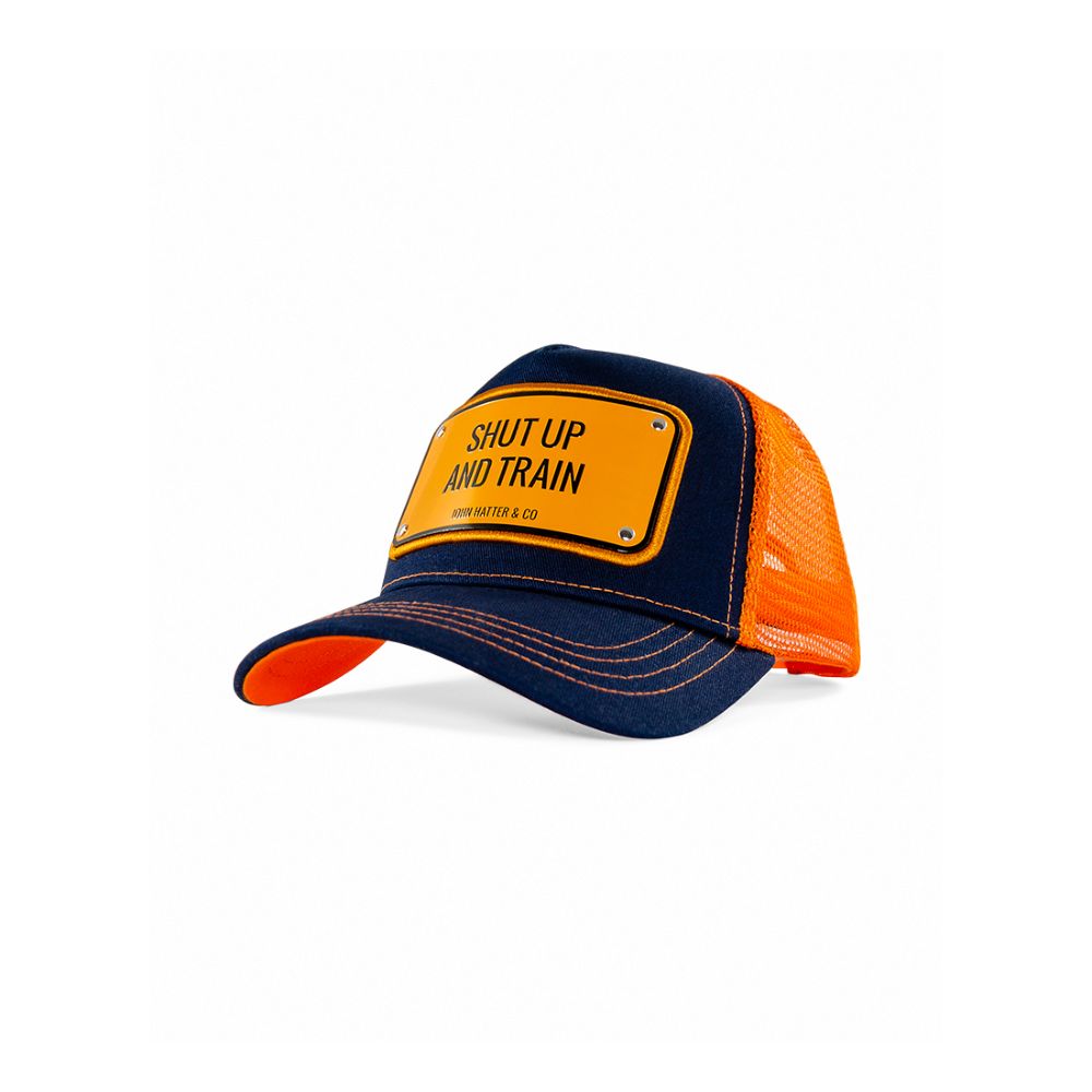 John Hatter Shut Up And Train Unisex Cap Orange/Blue