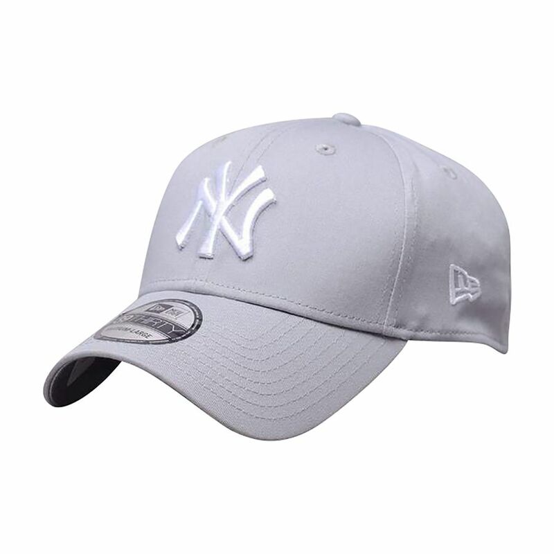 New Era MLB League Basic NY Yankees Mens Cap L/XL Grey