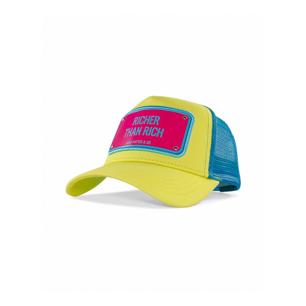 John Hatter Richer Than Rich Unisex Cap Yellow/Blue