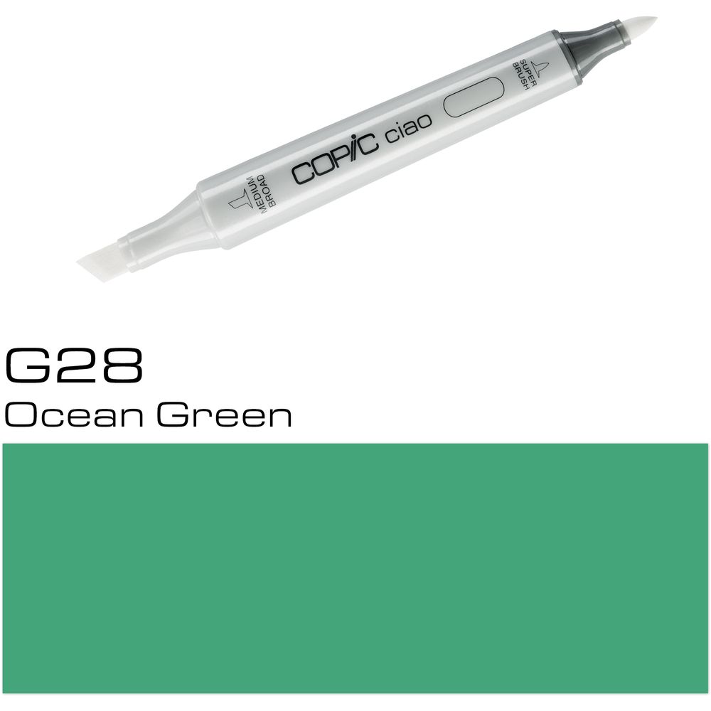 Copic Ciao Refillable Marker - G28 Ocean Green