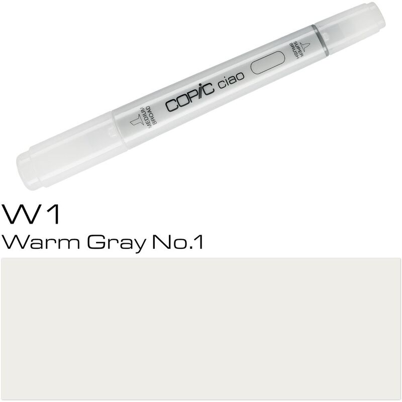 Copic Ciao Refillable Marker - W1 Warm Grey No.1