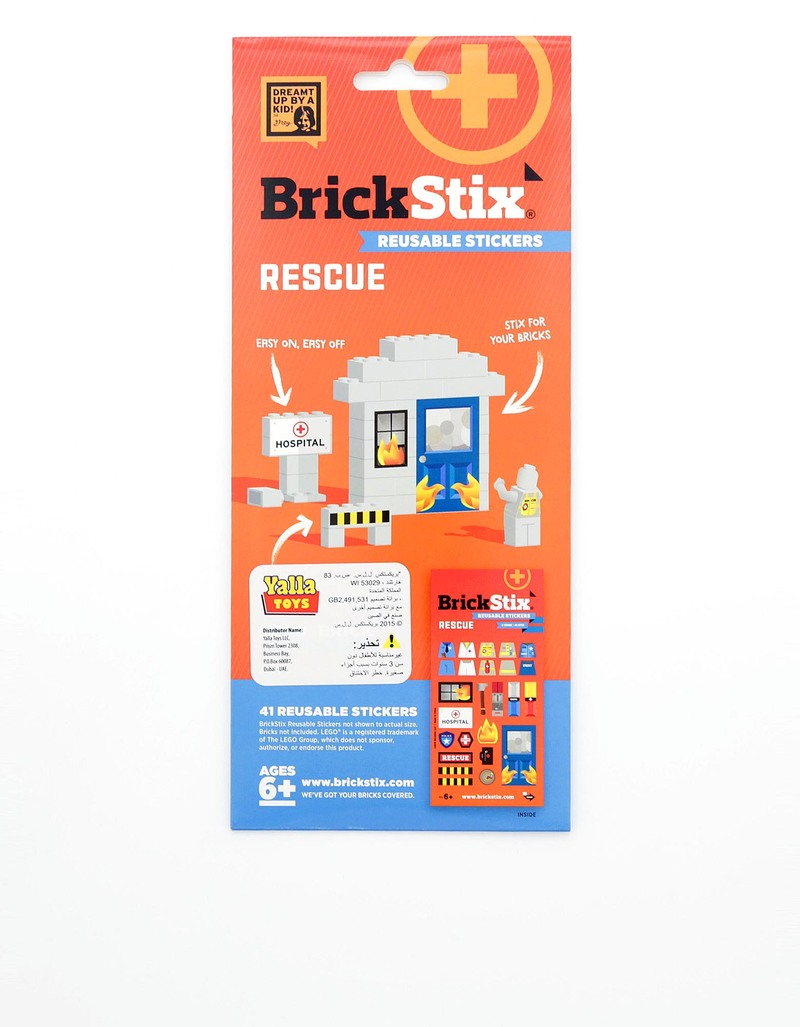 Sleeve Rescue Reusable Stickers