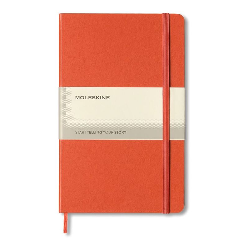 Moleskine Classic Large Ruled Hard Cover Notebook Scarlet Red