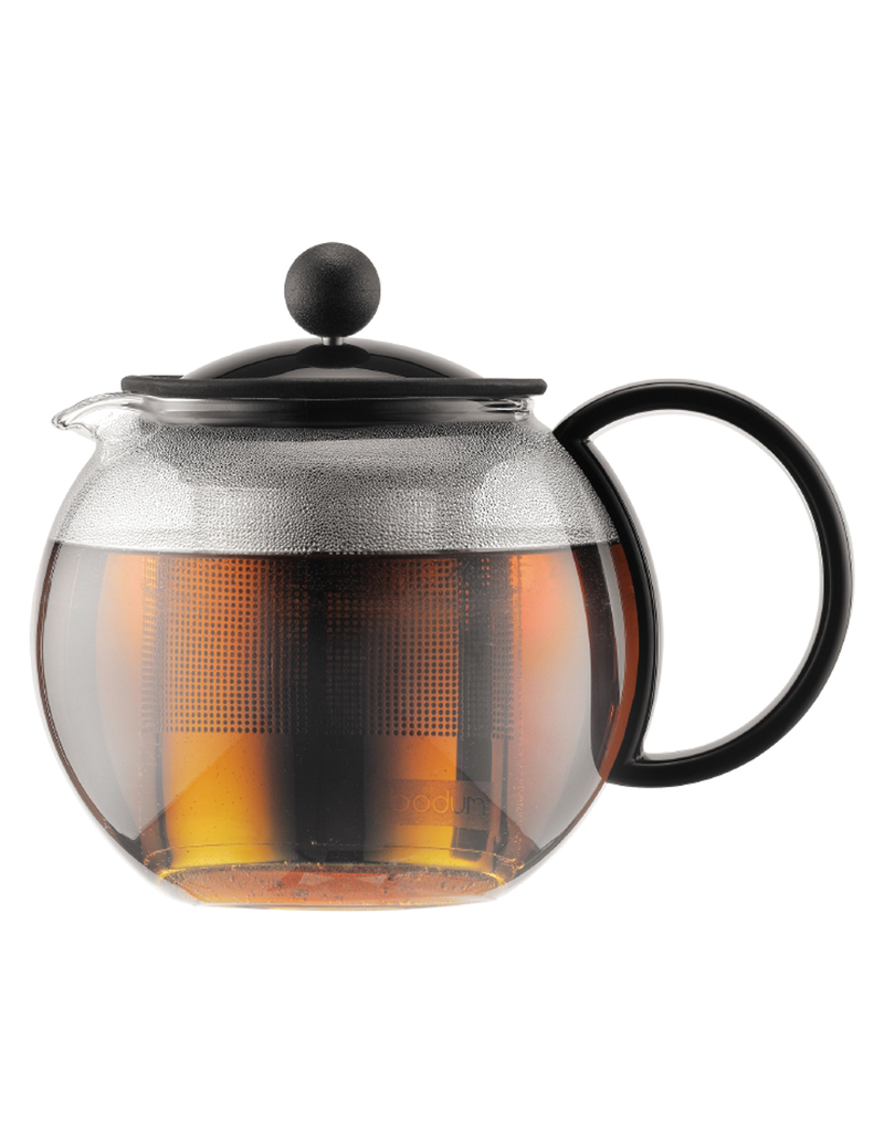 Bodum Assam Tea Press 0.5L Stainless Steel Filter Black