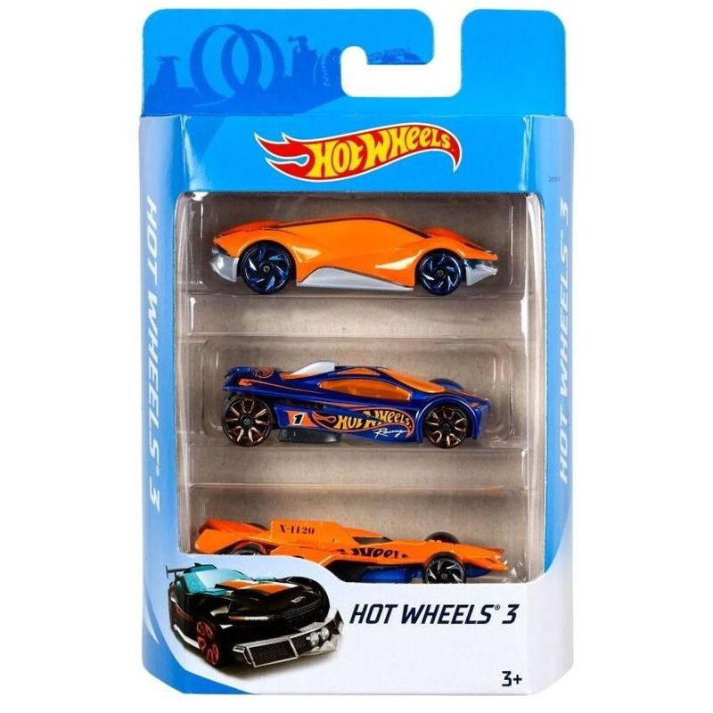 Mattel Hot Wheels 1:64 Basic Car Diecast Cars (Pack of 3) (Assortment) Mattel Hot Wheels 1:64 Basic Car Diecast Cars (Pack of 3) (Assortment)
