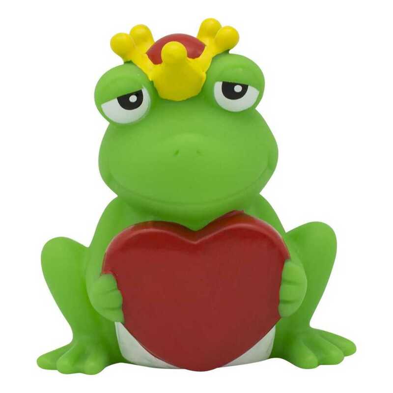 Lilalu Frog with Greeting Heart Small Lilalu Frog with Greeting Heart Small