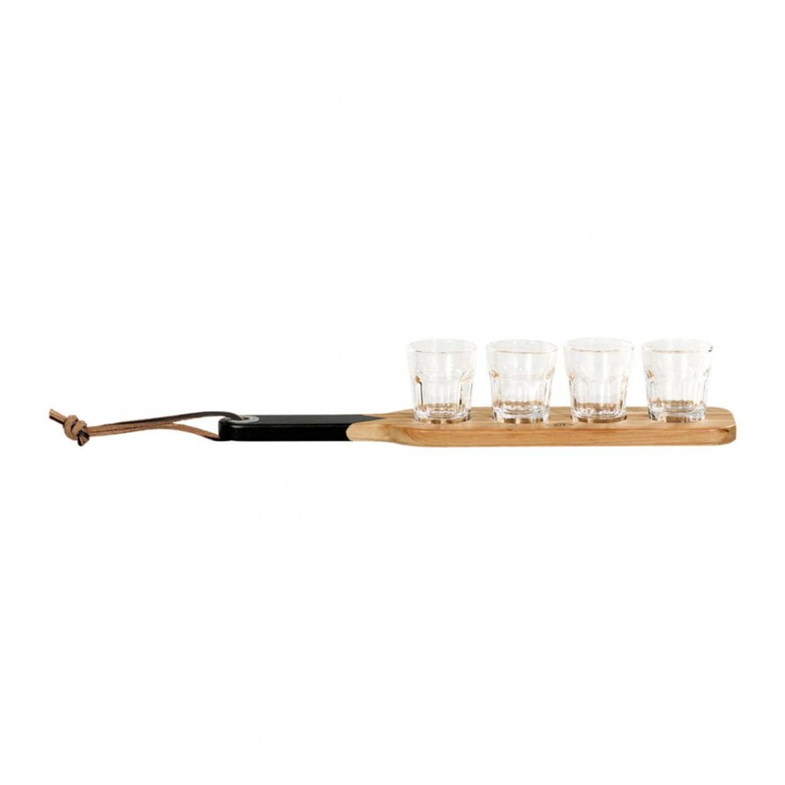 Gentlemen's Hardware Serving Paddle & Shot Glasses