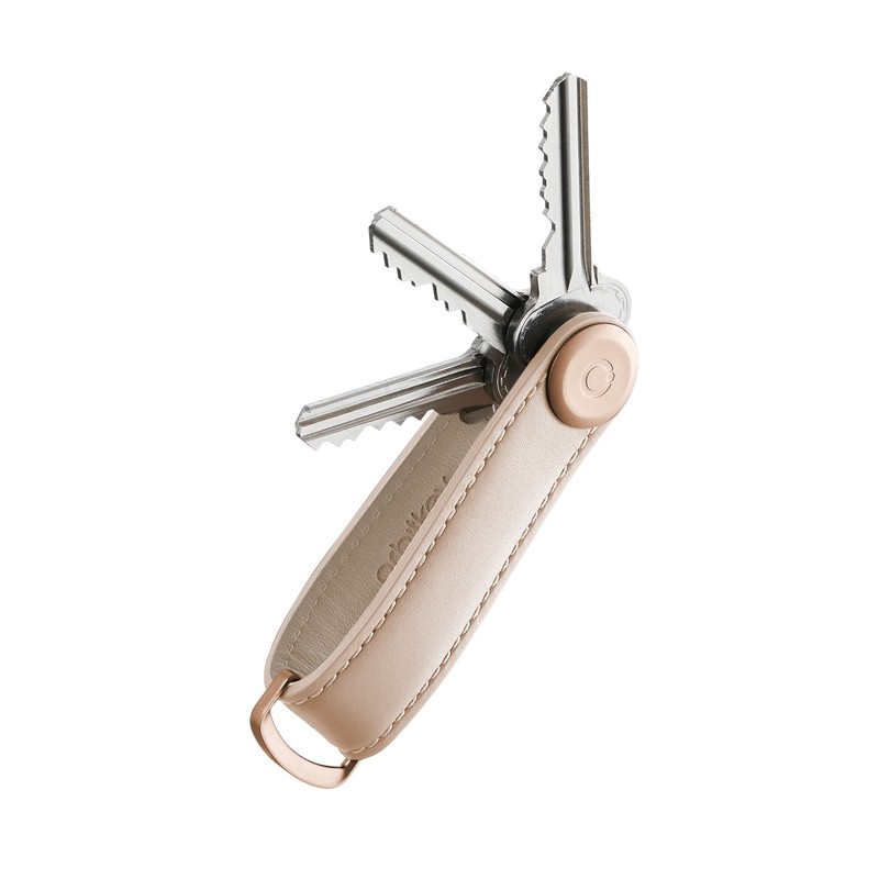 Orbitkey 2.0 Leather Key Organizer Blush