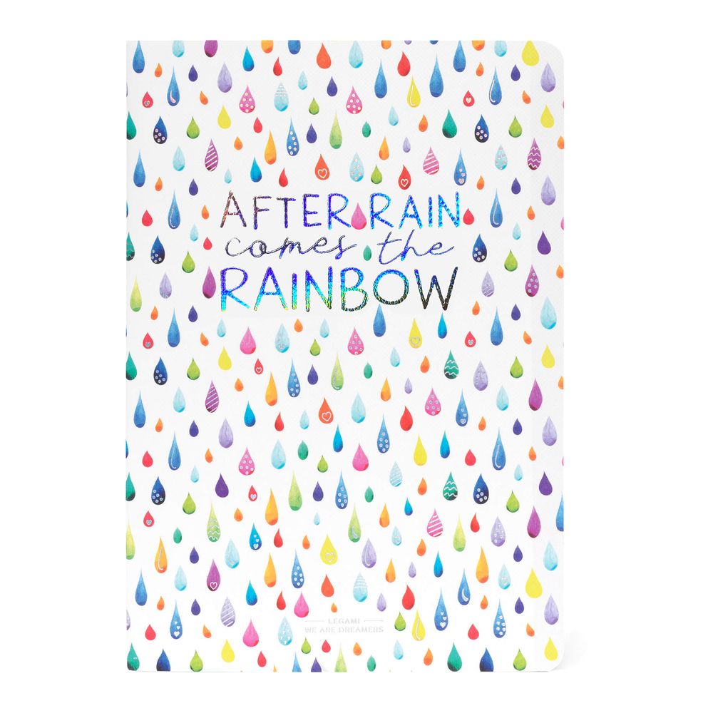 Legami Quaderno Medium Plain After Rain Notebook