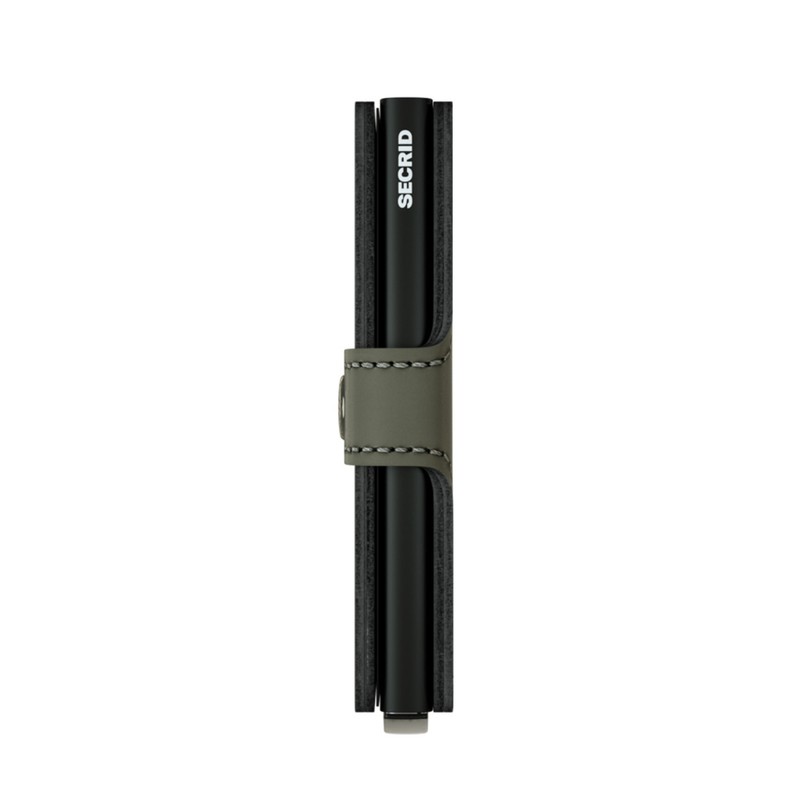 Secrid Miniwallet - Matte Leather - Green/Black