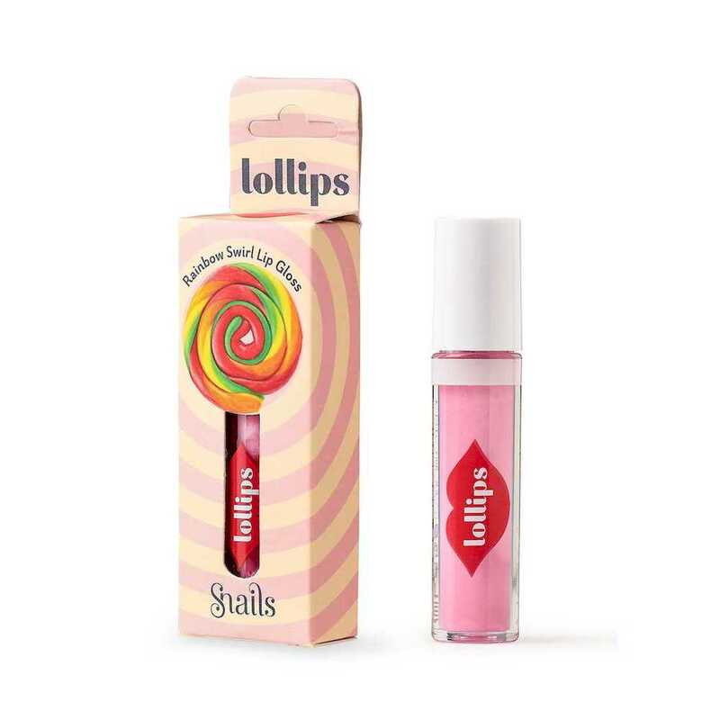 Snails Lip Gloss Lollips Rainbow Swirl Green 3 ml