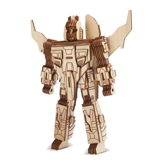 Birkee Toys Starscream 3D Wooden Model Birkee Toys Starscream 3D Wooden Model