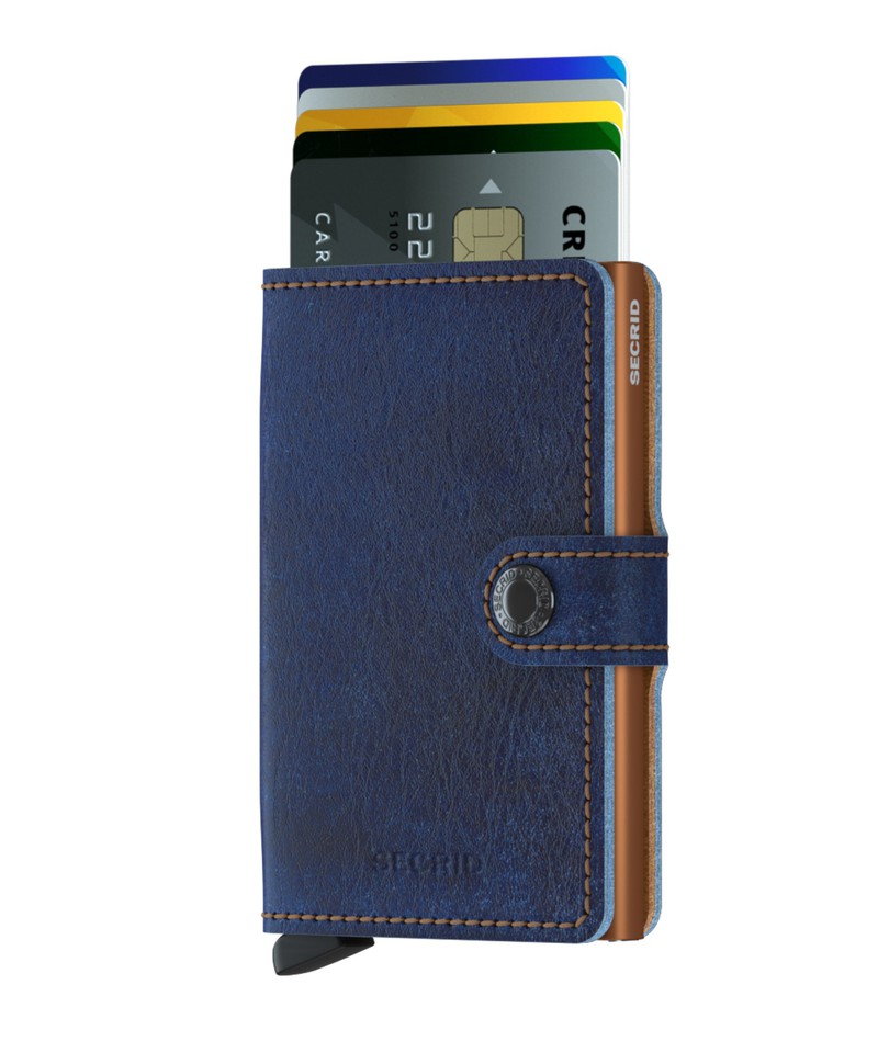 Secrid Slimwallet - Indigo 5 Leather - Sand