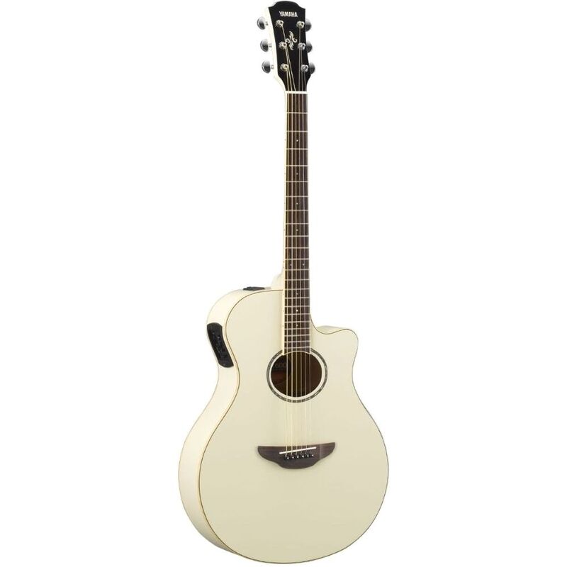 Yamaha APX600 Electric-Acoustic Guitar Vintage White Yamaha APX600 Electric-Acoustic Guitar Vintage White