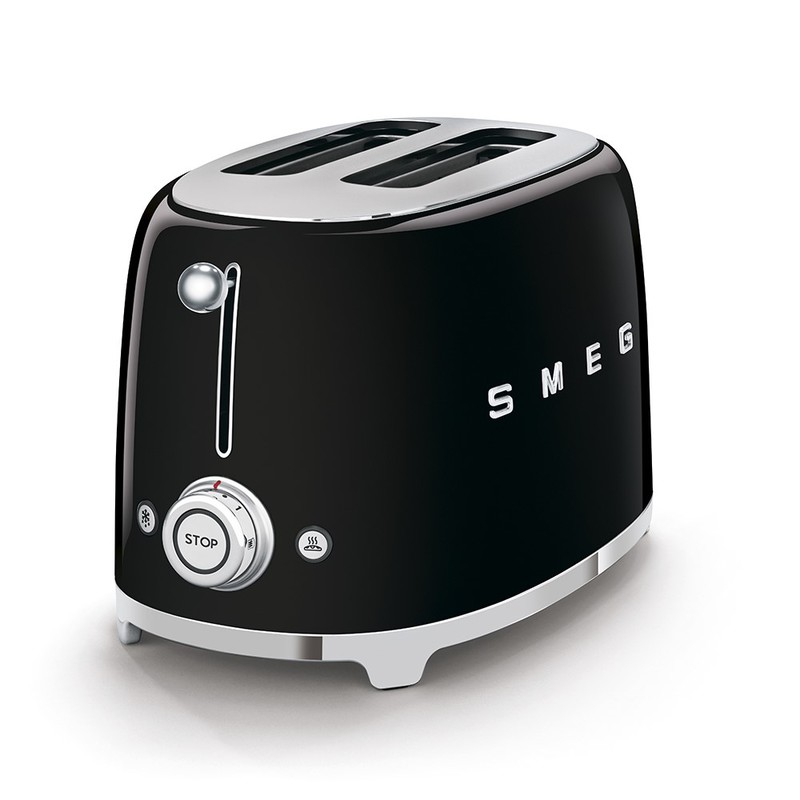 SMEG 2 Slice Toaster 50's Retro Style Black