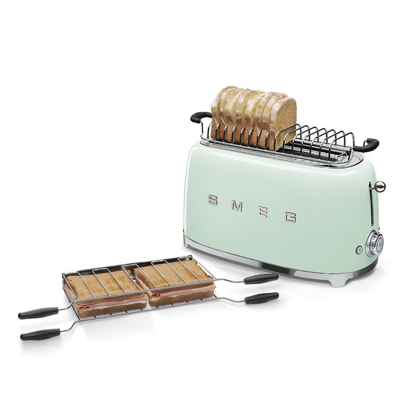 SMEG 4 Slice Toaster 50's Retro Style Pastel Green